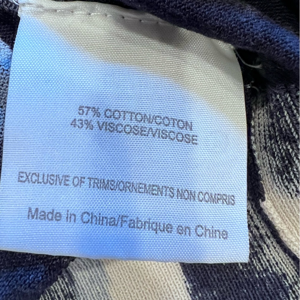 Tory Burch Navy Plaid Print Crew Neck Sweater
Size L - Picture 9 of 11
